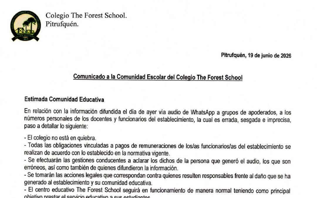 Comunicado especial